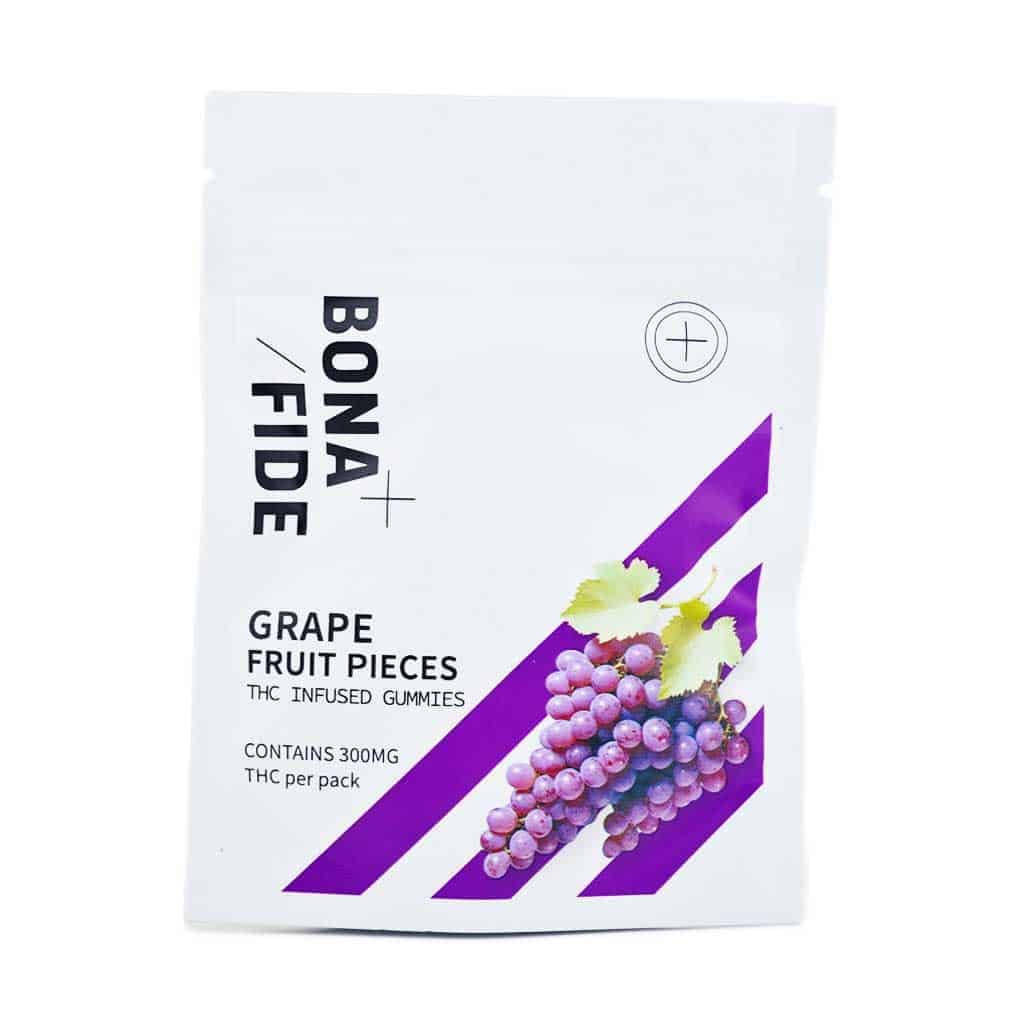 Bonafide – Grape Fruit Pieces 300mg THC