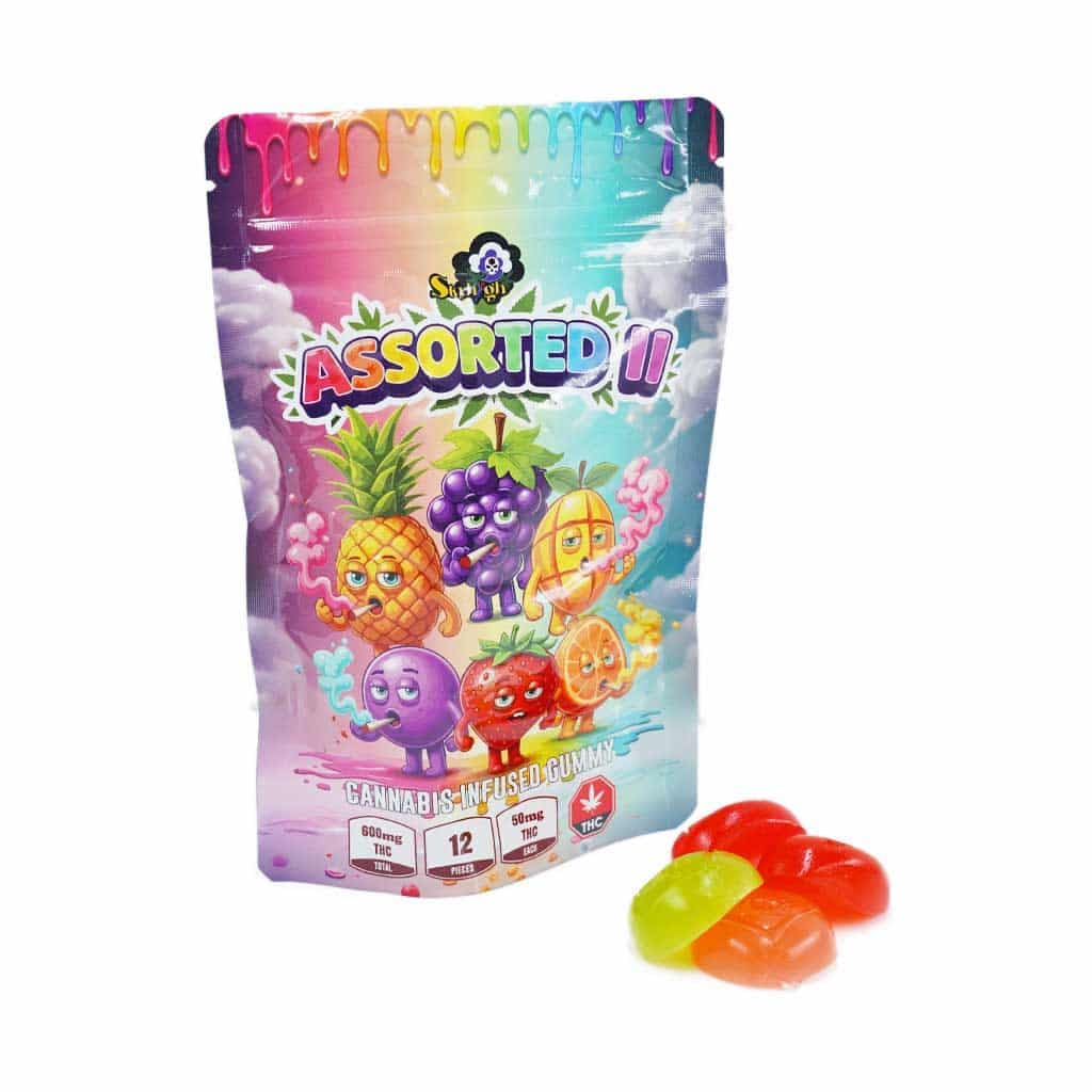 Sky High Edibles – Assorted II Gummy 600mg THC
