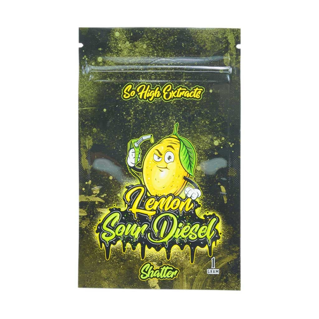 So High Extracts Premium Shatter – Lemon Sour Diesel