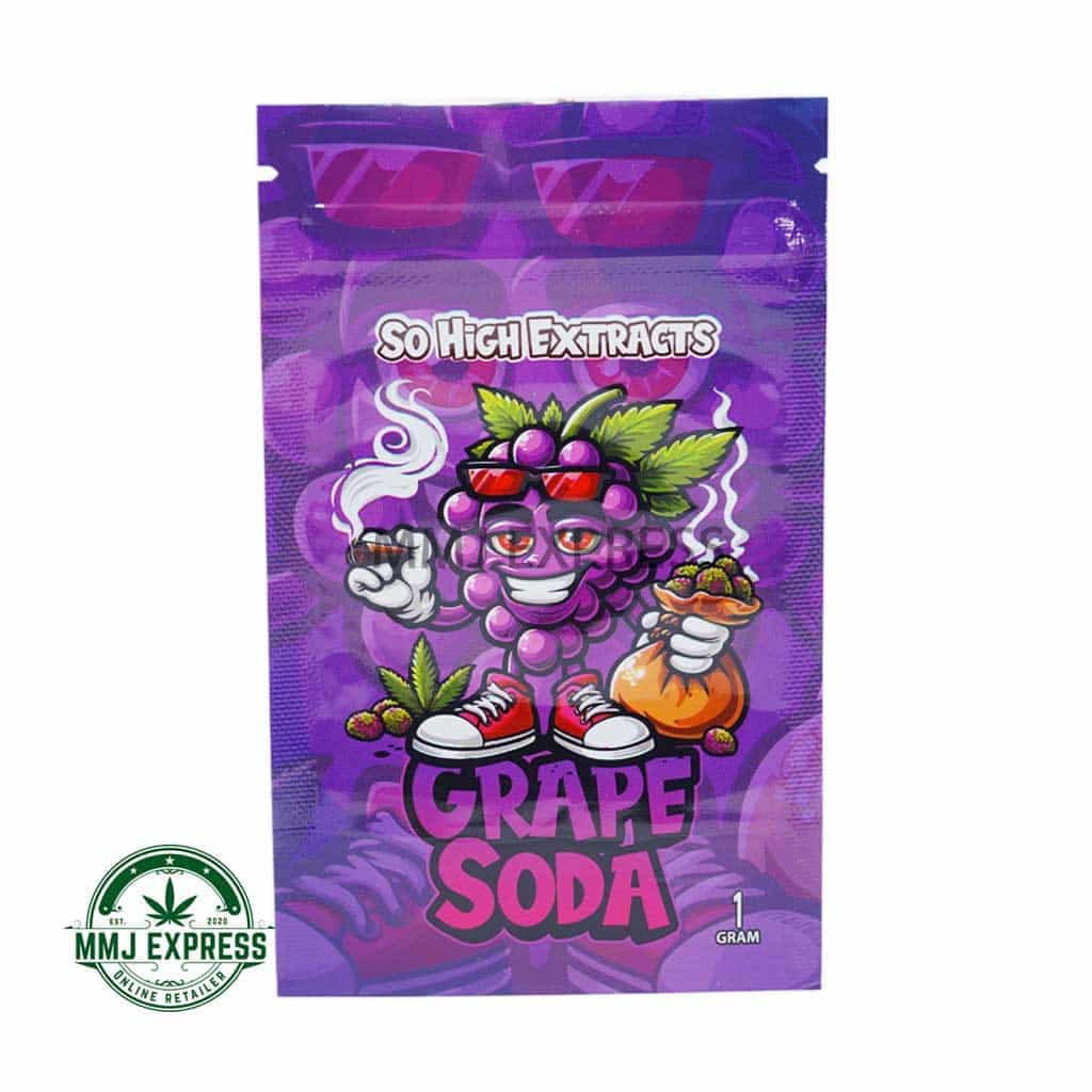 So High Extracts Premium Shatter – Grape Soda