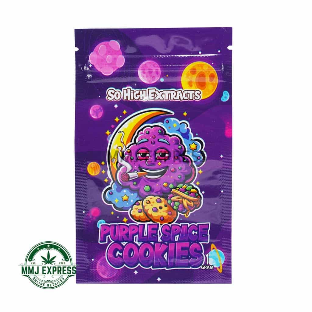 So High Extracts Premium Shatter – Purple Space Cookies