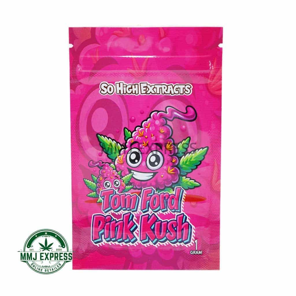 So High Extracts Premium Shatter – Tom Ford Pink Kush