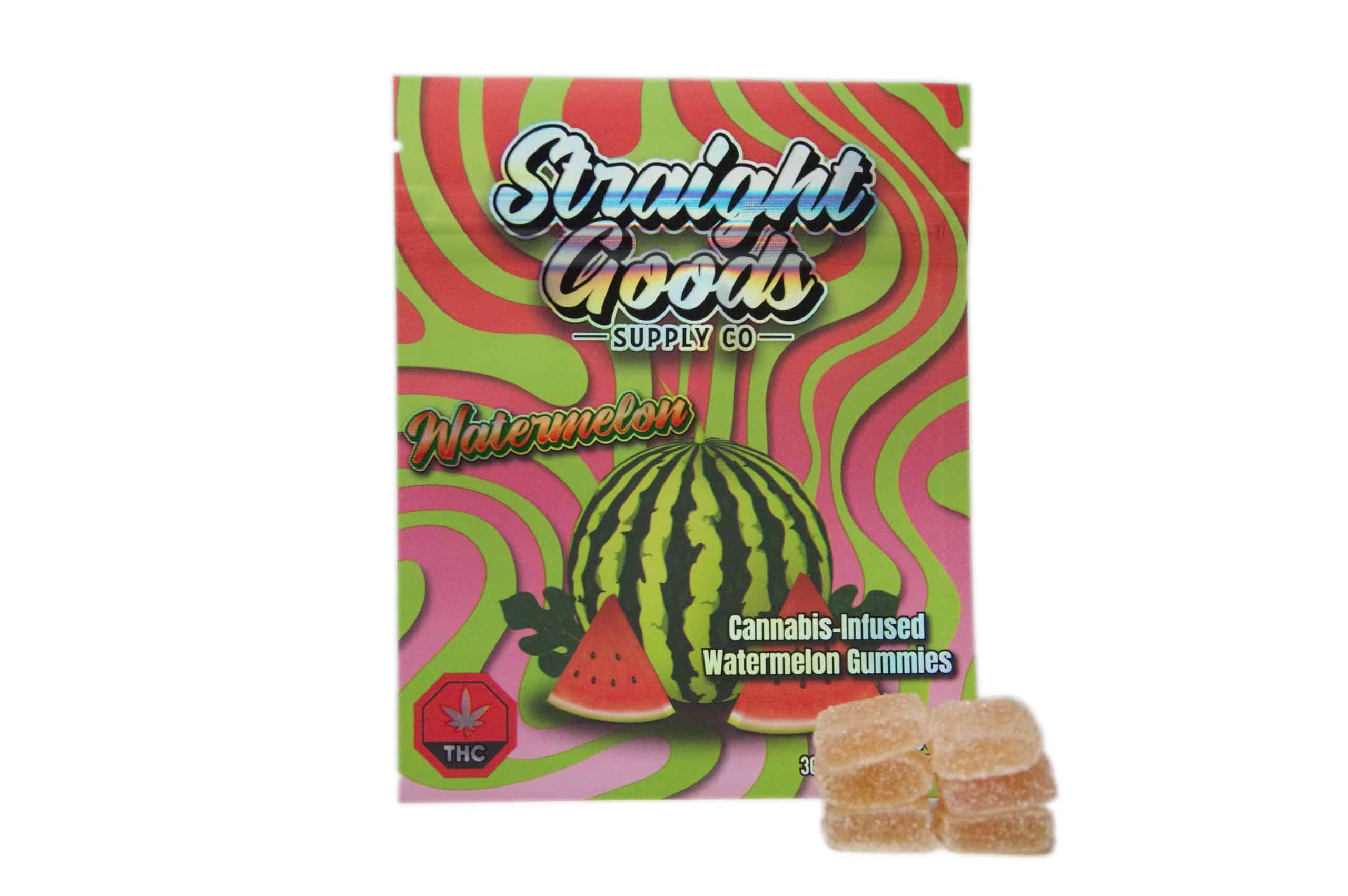 Straight Goods Edibles – Watermelon 500MG THC