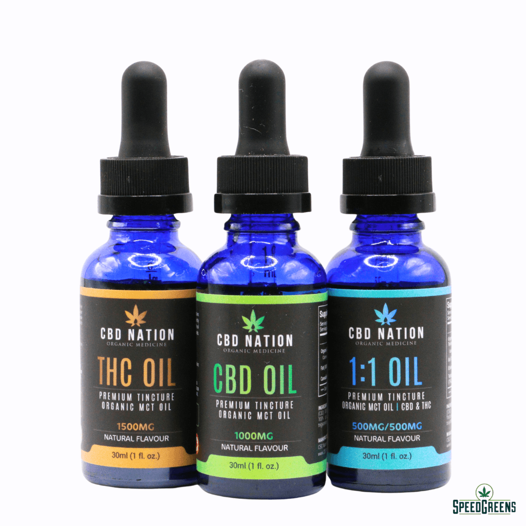 CBD Nation Organic Full Spectrum Tincture (THC, 1:1, CBD) *NEW* – CBD: 1000mg