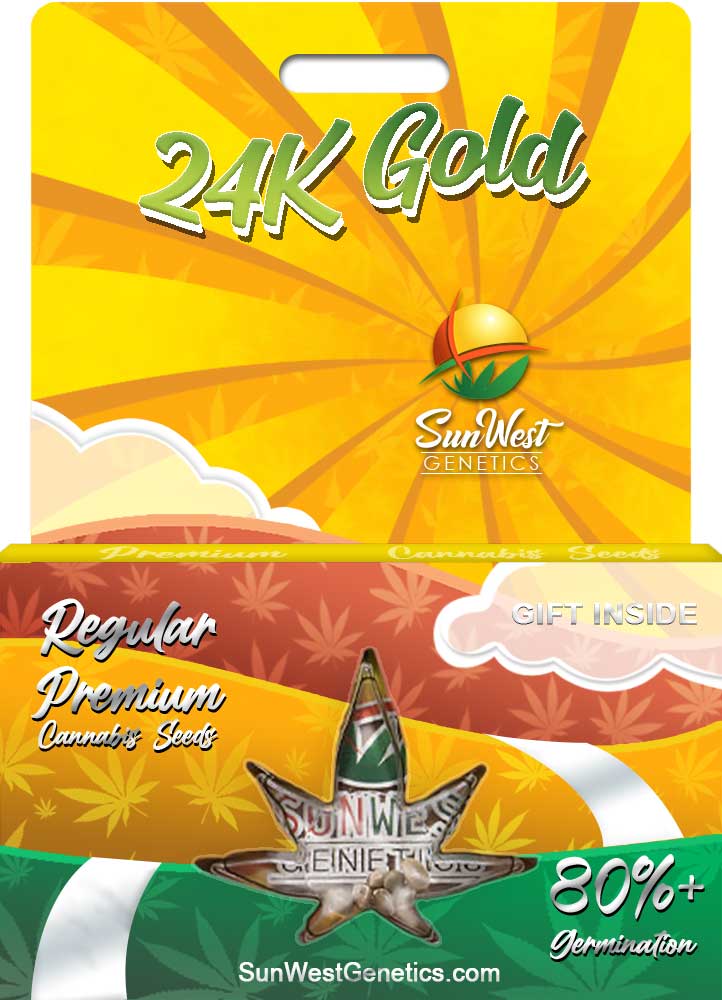 24K Gold seeds at Sunwest Genetics