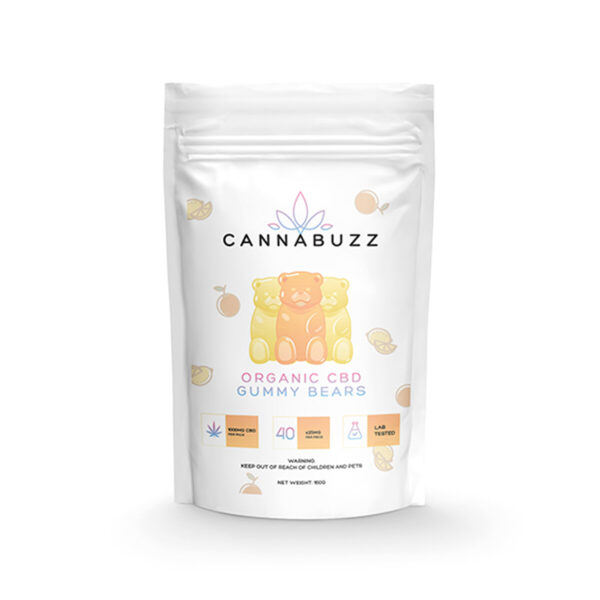 Cannabuzz Organic CBD Gummy Bears (1000mg CBD)