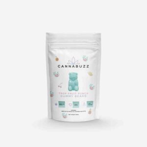 Cannabuzz Fruit Punch Gummy Bears (300mg THC)