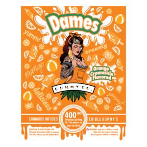 Dames Gummy Co. Orange Creamsicle (400mg THC)