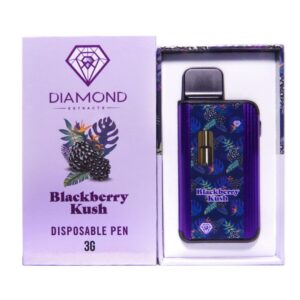 Diamond Concentrates Disposable Vape (3g) - Blackberry Kush