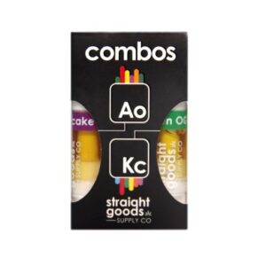 Straight Goods 2 In 1 Combos – Alien OG + Kush Cake (2 x 1 Gram Carts)