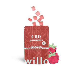 Willo 200mg CBD Relaxing Raspberry Gummies