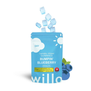 Willo 200mg THC Bumpin’ Blueberry (Day) Gummies