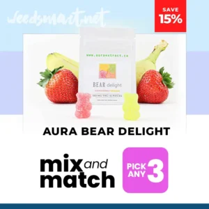 3 Pack Mix & Match: Aura Edibles Bear Delight