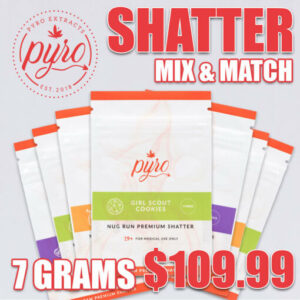 PYRO EXTRACTS SHATTER 7 PACK