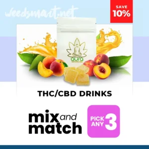 3 Pack Mix & Match THC/CBD Drinks