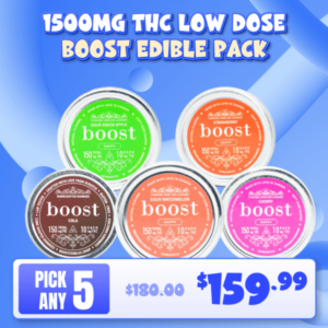 1500mg THC Boost Edible Bundle Pack