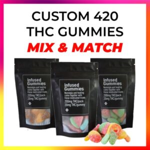 Custom 420 THC Gummies Mix & Match