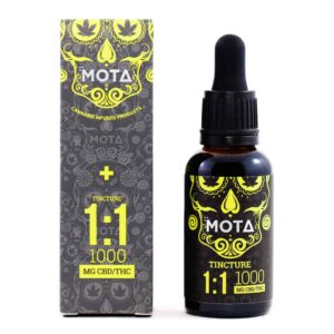 Mota 1:1 Tincture (500mg THC : 500mg CBD)