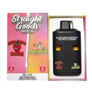 Straight Goods Dual Chamber Vape – Strawberry Cough + Lemonade (3 Grams + 3 Grams)